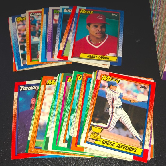 1990 Topps Baseball Cards - Partial Set of 300+ - Picture 2 of 5